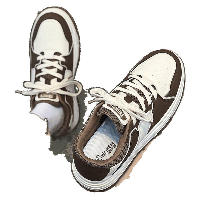 New summer breathable German training board shoes thick sole heightening leisure sports small white tide shoes