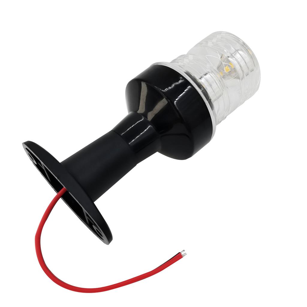 Marine Navigationslicht 360 Grad Abdeckung LED Lampe 54x128mm Weiß Geeignet für Schiffe Boote Kunststoff Einfache Installation