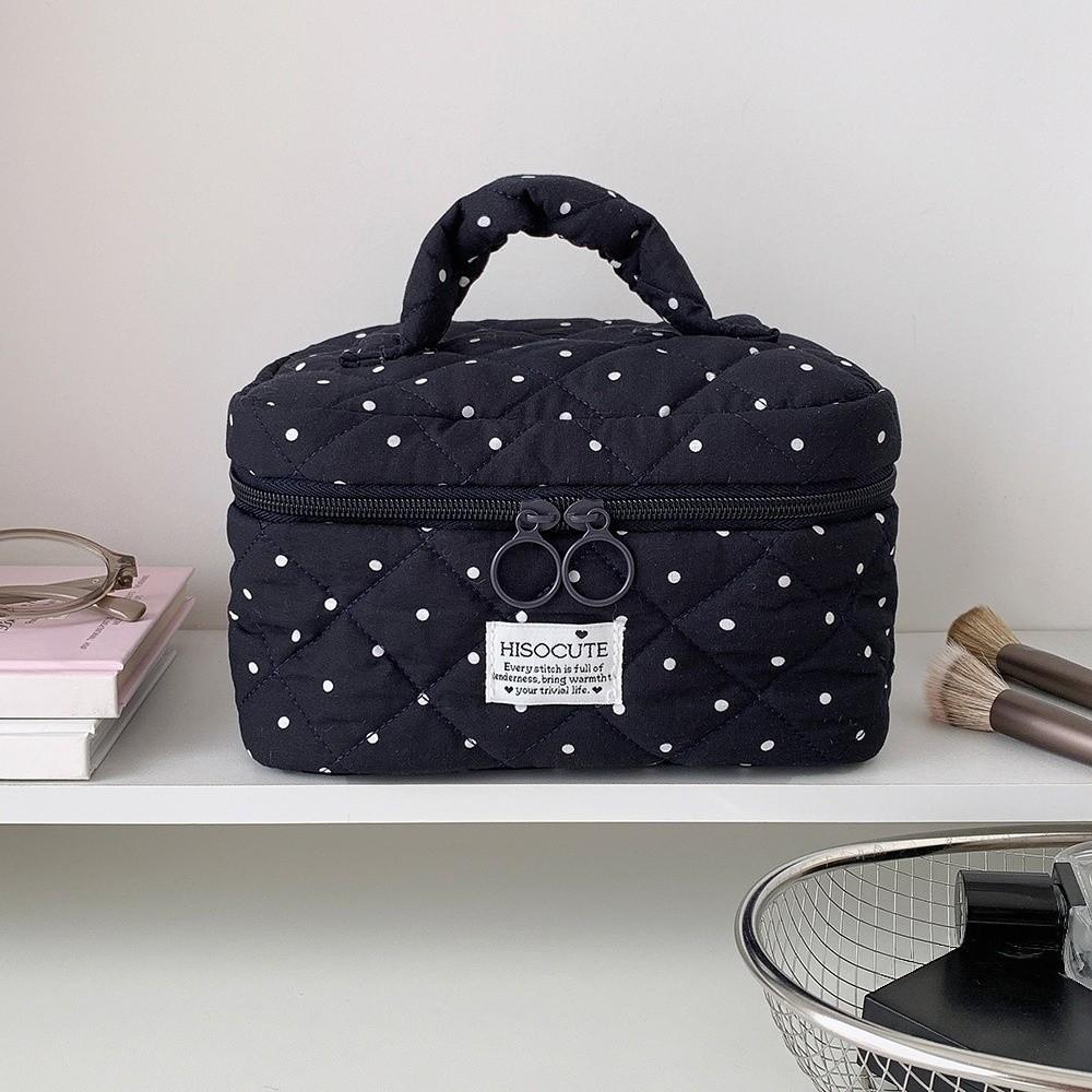 Large Capacity Cosmetic Storage Bag with Handle Makeup Pouch Durable Makeup Bag Women