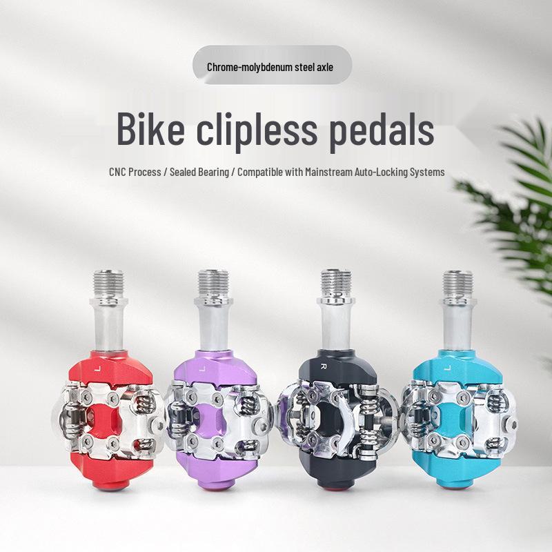 Aluminum Alloy Self-Locking Mountain Bike Pedals for Shimano SPD Cleat System