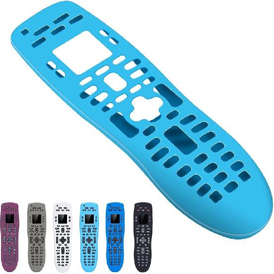 Силиконовый чехол для Logitech Harmony 650, Logitech Harmony 700, Пылезащитный и противоударный силиконовый защитный чехол для Logitech Harmony синий