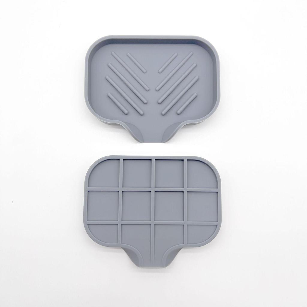 Multifunctional Silicone Soap and Sink Drain Mat - Non-slip, Water Collection Countertop Accessory