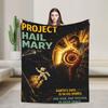 Soft Cozy Blanket Travel The Puppet Show Film Poster Vintage Series Project Hail Mary Throw Blanket Bedspread For Home Decor