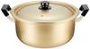 Hokuriku Aluminum 28cm Pot Stove Pure Oxalic Made in Japan Double-Handled [Gas Only] Lightweight, Acid, Flavorful,