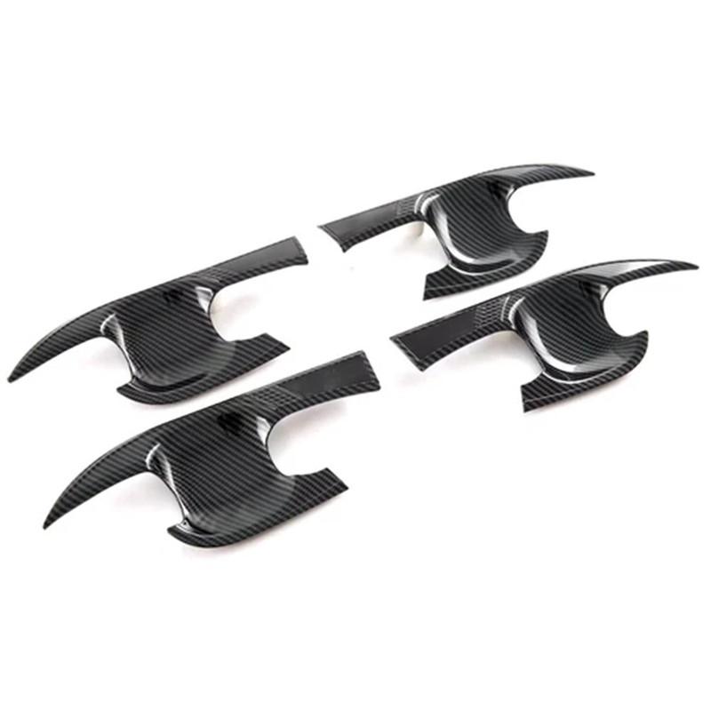 4PCS For Honda Civic 10th Gen 2016 2017 2018    ABS Exterior Door Handle Bowl Cover Trims Car Accessories
