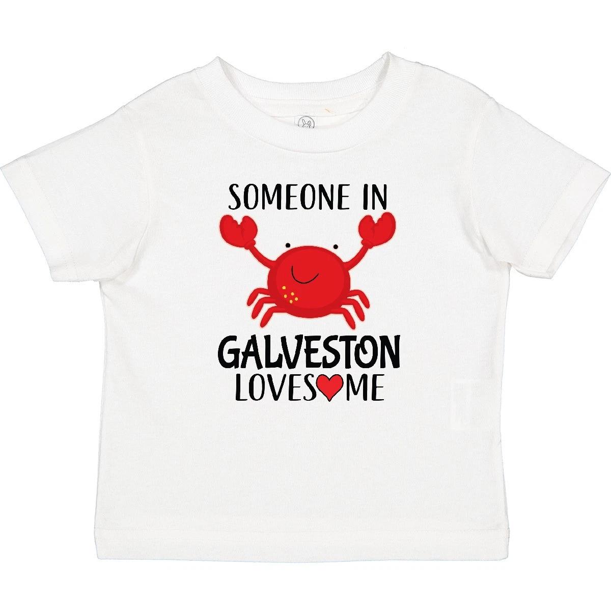 Inktastic Someone In Galveston TX Loves Me Baby T-Shirt Texas Kids Traveling 100