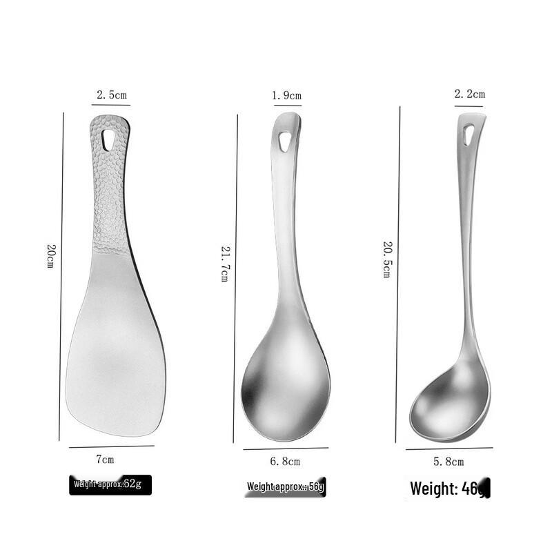 Титановый набор из 3 столовых ложек Wutuo