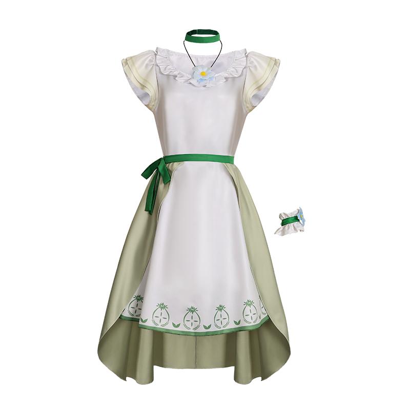 

Anime Frieren Beyond Journey s End Frieren Cosplay Costume Women Witch Dress Frieren Earring Headwear Halloween Costume Suits XL 55-60kg червоний