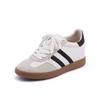 2025 new German training shoes women wear high-end platform casual shoes front lace-up Korean version campus Forrest Gump shoes women
