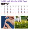 10PCS Golf Tees Reduces Friction and Side Spin 3-1/4 Inch Plastic Golf Tees USA American Flag Golf Plastic Tees Gifts for Men