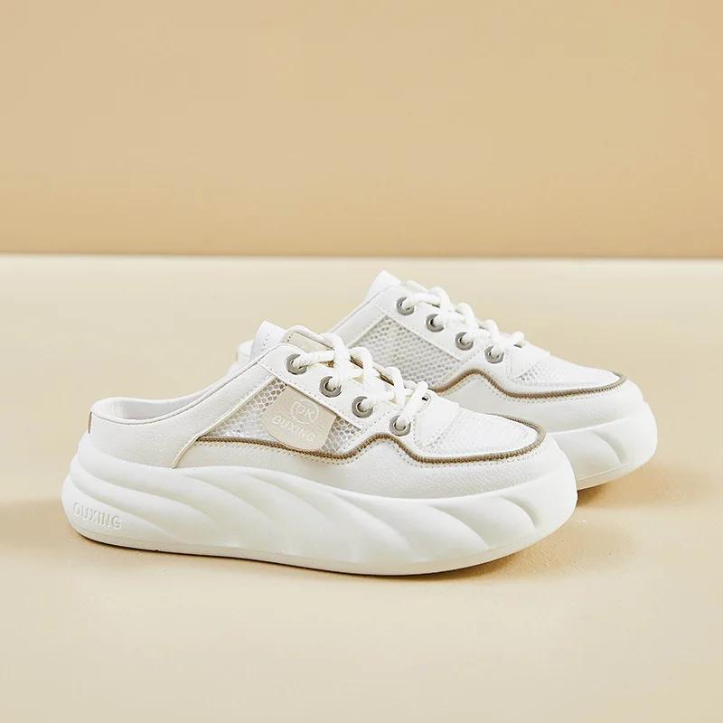 

Модные новые женские кроссовки с сеткой, повседневная обувь для женщин, дышащие кроссовки, удобная мягкая подошва, женская спортивная обувь Zapatillas De Mujer 35