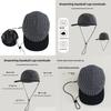 Baseball Cap Peaked Hat Breathable Grid Pattern Uv Protection  Adjustable Gift