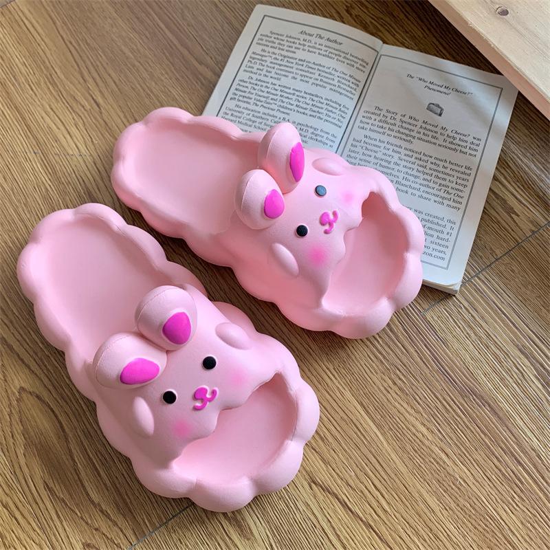 

Летние тапочки Милые тапочки Дышащие Нескользящие Домашние Мягкие Тапочки 41 розовый