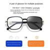New Fashion Design Photochromic Glasses Men Women Luxury Anti Blue Light Eyeglasses Anti Uv Eye Protection Unisex Goggle Eyewear
