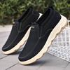 2026 Men's Summer Canvas Loafers - Casual, Breathable, Slip-on Dad Shoes