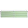 Planter Box Pastel Green 195 X 50 X 45 Cm Galvanized Steel