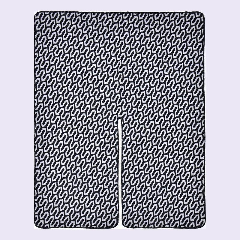 Women's shawl simple and fashionable autumn and winter jacquard split outer cover decorative shawl cape Yunnan travel outer cover