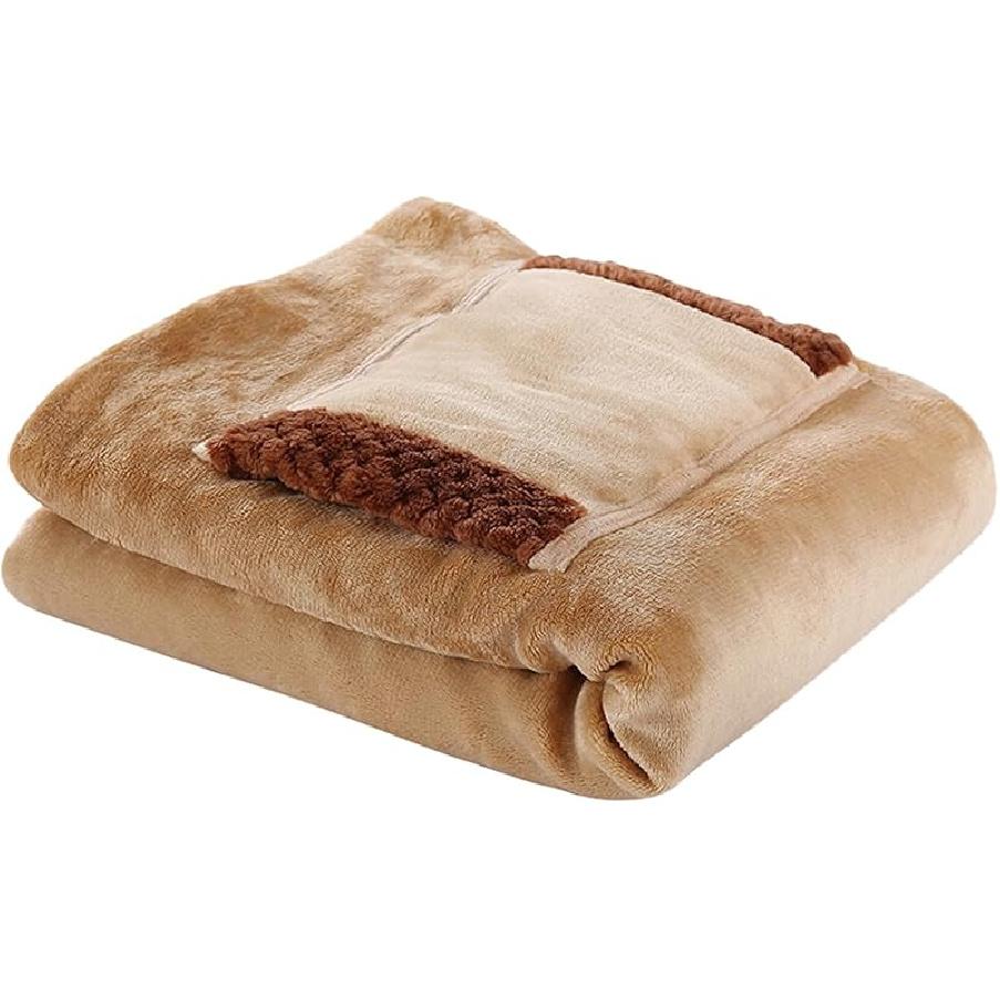 Electric Blanket, 2024 New USB Flannel Heated Throw Blanket with Hand Pocket Warm Shawl Wrap Plush Knee Warmer Lunch Breack Electric Heated Blanket