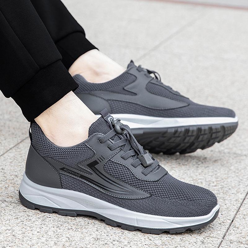 Chaussures de marche sportives en tissu antidérapantes pour mère, force du pied + ressort et été, semelle souple confortable