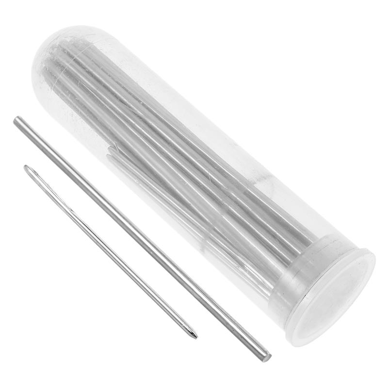 

1 Set Durable Blocking Pins Knitting Board Accessories Crochet Supplies Metal Pegs Crafting Kits Sewing Tools Holey Board 10.00X0.30X0.30CM срібний