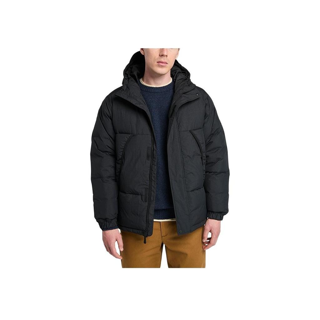 Timberland Urban Outdoor Unifarbene Warme Winddichte Wasserabweisende Daunenjacke Herrenjacke Schwarz A44PH-001