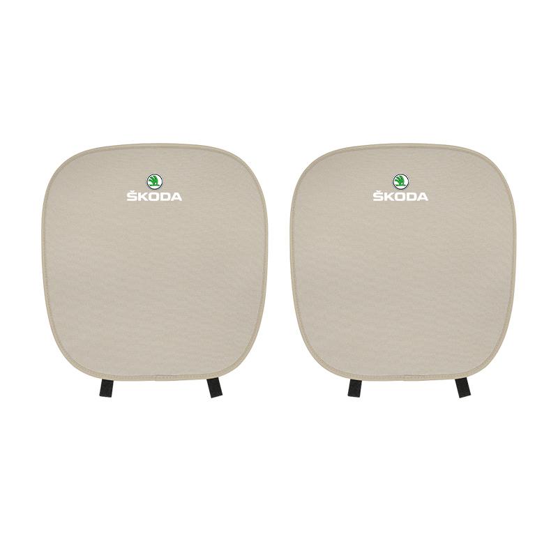 Car Seat Cover Pad Ice Silk Protector Cushion Interior For Skoda Octavia Kodiaq Enyaq Kamiq Scala Rapid Superb Karoq Fabia Yeti