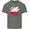 Torn Poland Flag Polish Day Football Unisexs Light Cotton TShirt