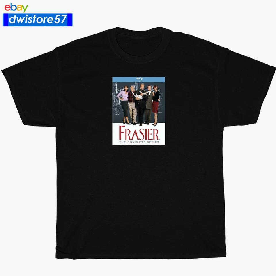 New Shirt Frasier Seattle TV Logo Black/Navy/White/Grey Men s T-Shirt S-5XL S