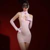 Women Sexy Ultra-Thin Bodysuits Cosplay Nurse Uniform Erotic Lingerie Oil Shiny Buttocks Skirt Stockings Gloves Smooth Jumpsuits