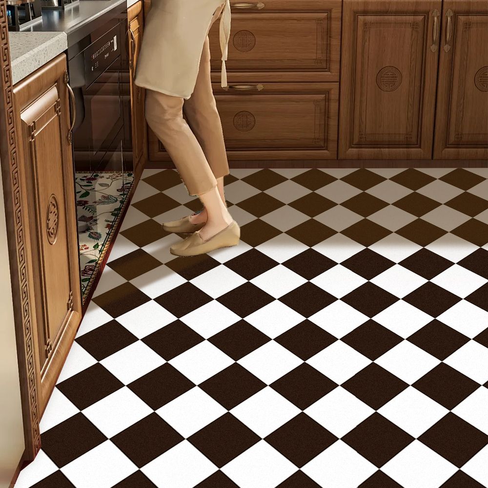 Kuchyňská podložka na podlahu Protiskluzový Koberec odolný proti oleji Pvc Kůže Vodotěsné Podložky pod nohy Dlouhý pruhovaný koberec Moderní styl Domácí dekorace Koberce