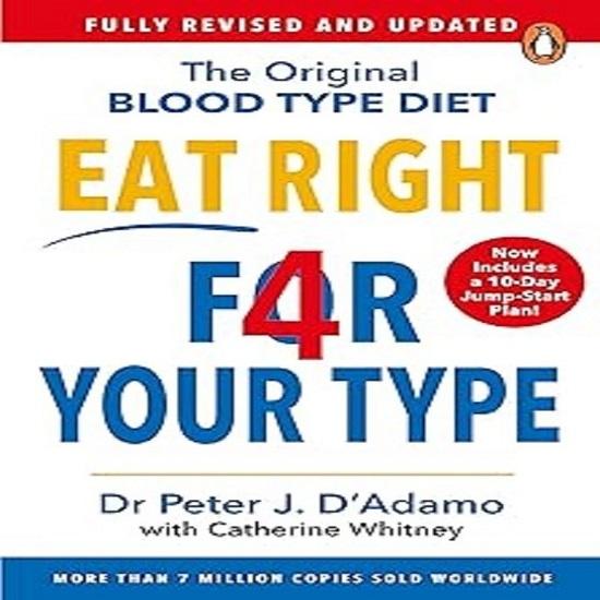 Eat Right 4 Your Type Paperback UKN662