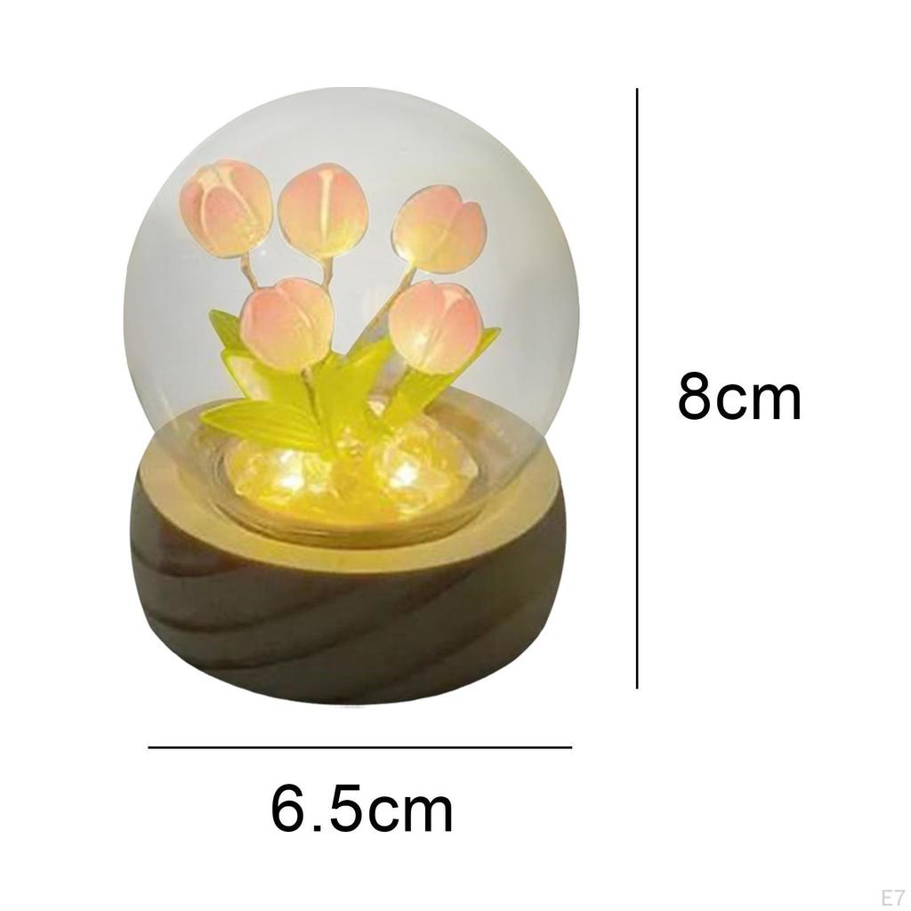 Handmade DIY Night Lamp Simulation Flower Light for Decoration