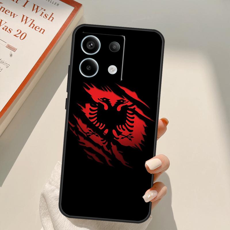 

Albanian Flag Eagle Funda For Xiaomi Redmi Note 14 13 12 10 11 15 Pro Plus Case For Redmi 15C 10C 12C 13C 14C 15 Redmi 10C