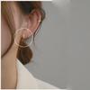 18k Silver Ear Cuffs & Cartilage Studs: Korean Style Women's Earrings