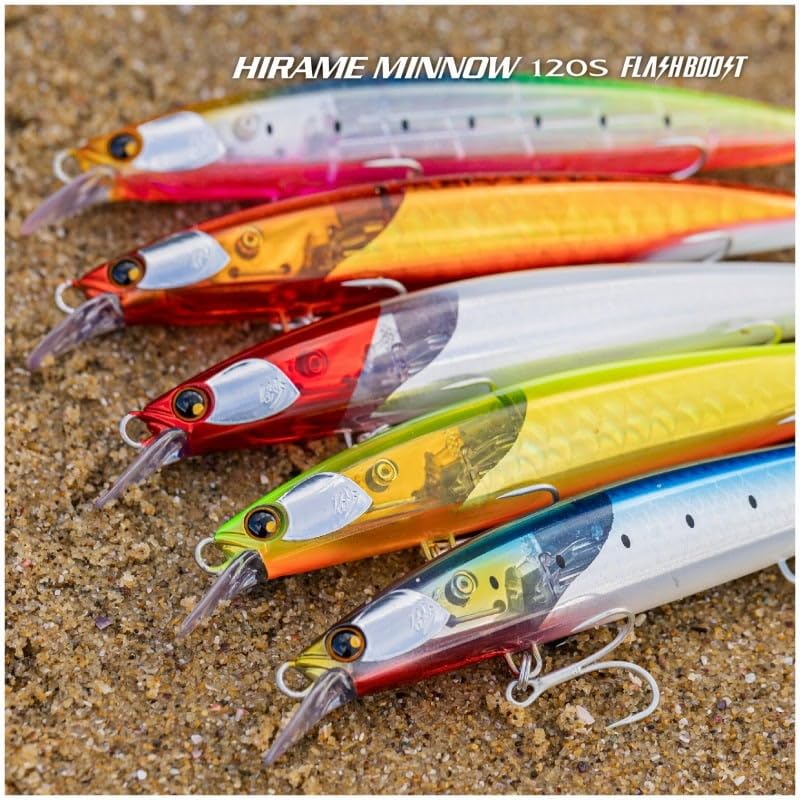 Shimano Surf Minnow Netsuna Flounder Minnow 120S Flash Boost 006 A Akakinglow XF-212X