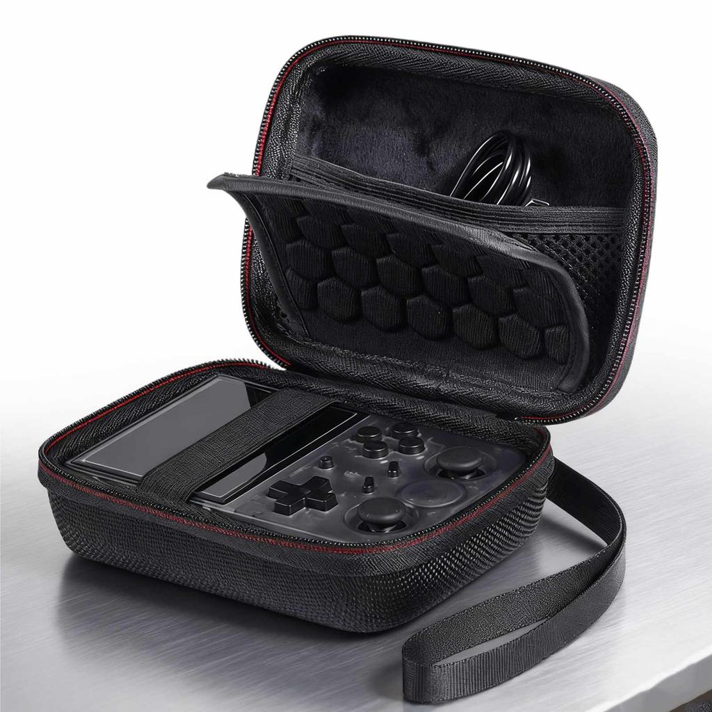 Hard Carrying Case for BOYHOM R36S Handheld Game Console Storage Bag Protect Case Game Console Storage Box Travel Organizer