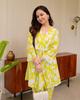 Women Top Tunic Kurta Pant Cord Set Bollywood Designer Kurti Party Wear Cotton Dress