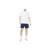 Nike Solid Color Embroidered Casual Sports Short-Sleeve T-Shirt for Men in White