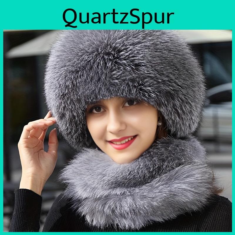Hair Imitation Fox New Women Lei Feng Hat Winter Womens Fur Women Lei Feng Hat Womens Winter Thickened Warm Fisherman Hat Windproof And Coldproof