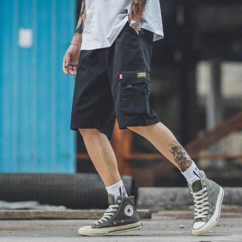 2021 Summer Men's Japanese Workwear & Korean Fashion Loose Casual Shorts