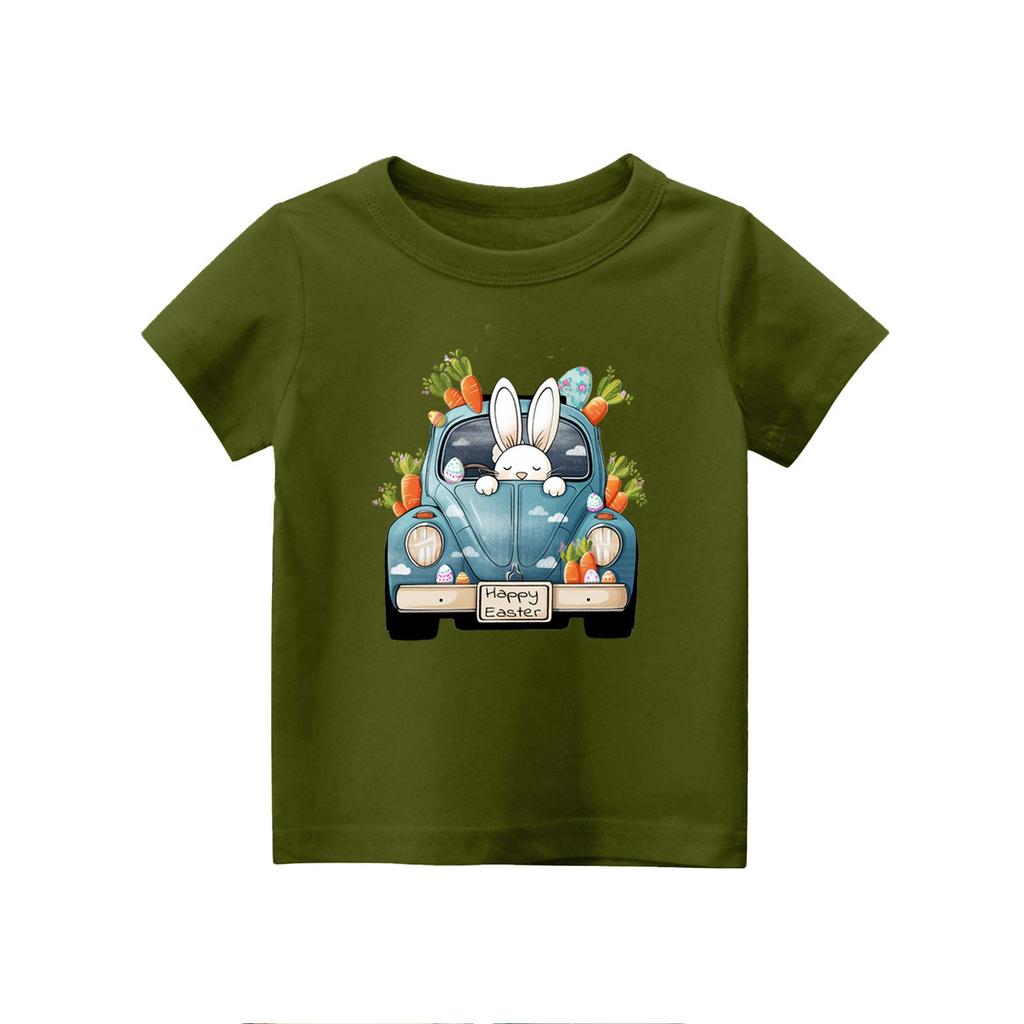 Toddler Girl Boy T-Shirts Kids Top Boys And Girls Printed Short Sleeved T-shirt