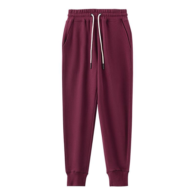 360G Heavy Navy Youth Sports and Casual Solid Color Men's and Women's Wardrobe Pants