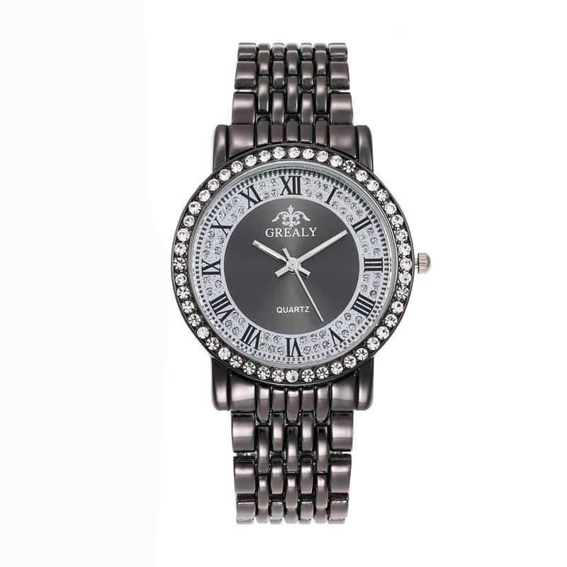 New Fashion Women Watches Stainless Steel Watch Clock Couple Watch Roman Scale Men Wristwatch Relogio Feminino Lovers Gift Watch