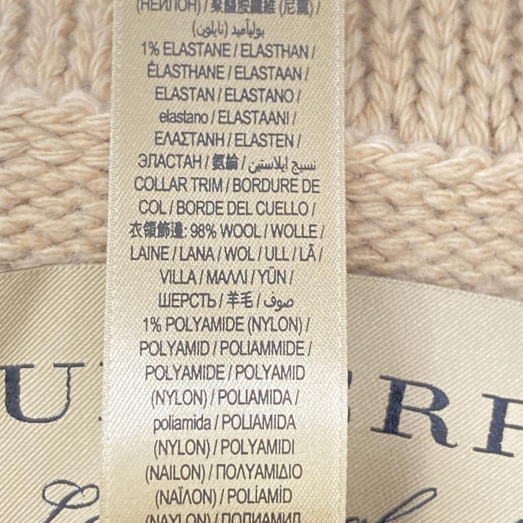 BURBERRY CNDAIJAR81MAA Beige Long Cape tops one size beigeUsed