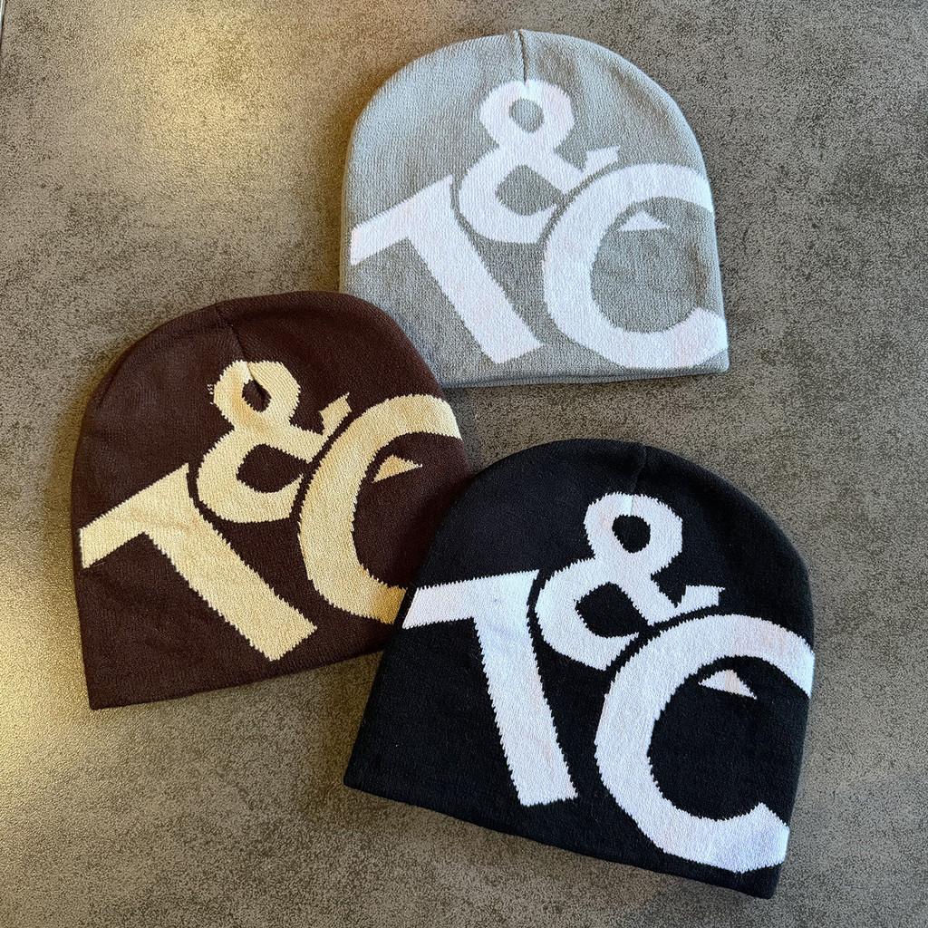 Teenage Hip Hop Letter Beanie With Warm Acrylic Knit For Winter Fashion