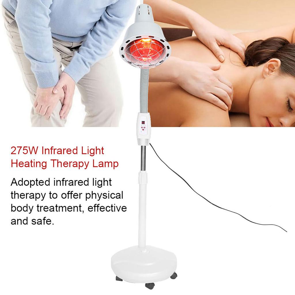 275W Infrared Light Hting Therapy Lamp Muscle Pain Cold Relief Lamp   Temperature