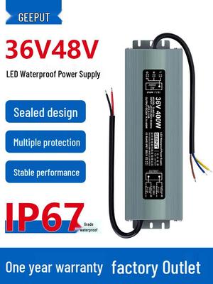 IP67 Waterproof LED Power Supply: 220V To 36V/48V DC Transformer, 350W/400W Atomizer