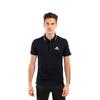 Adidas Polo Shirts Men's Black Polo Collar Moderate Straight Fit GK9027
