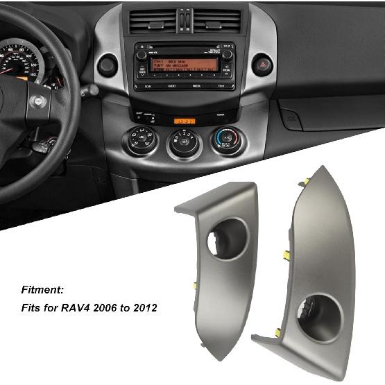 Center Console Air Outlet Cover Trim, 55412-42060-B1 Fit for RAV4 2006 To 2012, Dashboard A/C Air Conditioner Air Outlet Vent Panel Decor Frame,