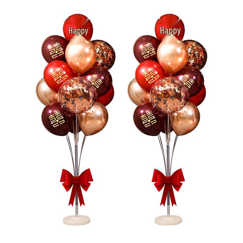 Complete Wedding Balloon Decoration Set for Aisle, Table, and Room